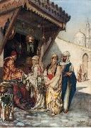 unknow artist Arab or Arabic people and life. Orientalism oil paintings 596 Sweden oil painting artist